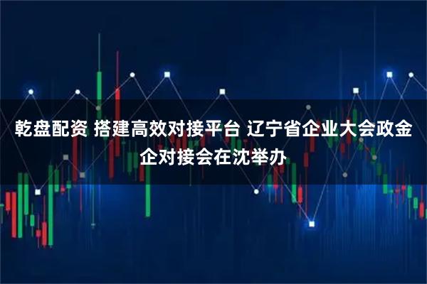 乾盘配资 搭建高效对接平台 辽宁省企业大会政金企对接会在沈举办